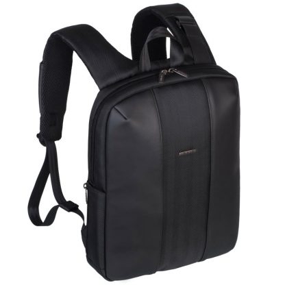Рюкзак для ноутбука 14″-15″ RivaCase 8125, исскуственная кожа, полиэстер, черный, 400*290*70мм